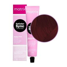 Краска Matrix SoColor Sync 6Br темный блондин коричнево-красный 90 мл