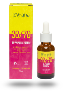 Сыворотка для лица Levrana 30/70 с маслом дамасской розы 30 мл