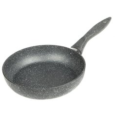 Сковорода Scovo Stone Pan 28 см, без крышки, серый, 1 шт.