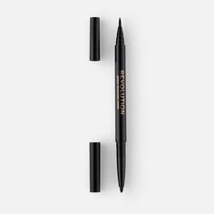 Подводка для глаз Makeup Revolution Awesome Eyeliner Felt and Kohl Black