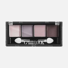 Тени для век LuxVisage Glam Look 4х цветные матовые №4 Лиловая