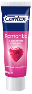 Гель-смазка интимная CONTEX Romantic с ароматом клубники 30 мл