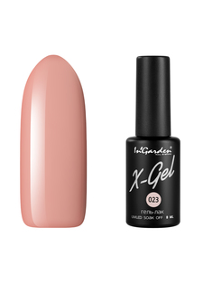 Гель лак для ногтей In’Garden X-Gel N° 23 песочный плотный 8 мл Ingarden
