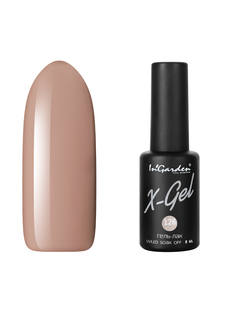 Гель лак для ногтей In’Garden X-Gel N° 126 шеллак песочный плотный 8 мл Ingarden