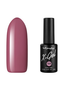 Гель лак для ногтей In’Garden X-Gel N° 28 цвета какао плотный 8 мл Ingarden