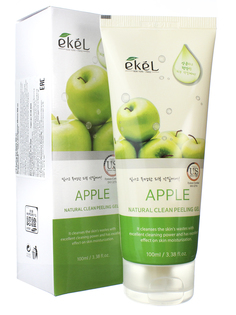 Пилинг-гель скатка для лица с экстрактом яблока Ekel Peeling Gel Apple 100 мл