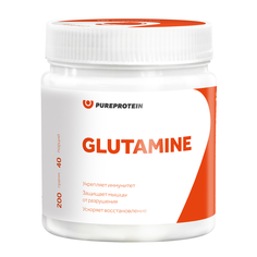 L-Glutamine PureProtein, 200 г, яблоко