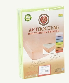 Простыня Трикотажная на Резинке 200х200х20 арт. 256 Яблоня Артпостель