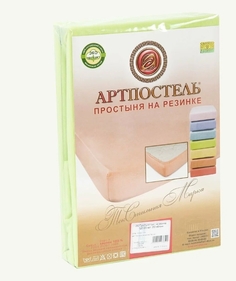Простыня Трикотажная на Резинке 60х120х10 арт. 250 Яблоня Артпостель