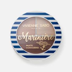 Палетка для скульптурирования лица Vivienne Sabo Mariniere, тон 02