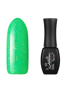 Гель-лак для ногтей Serebro Neon Shine №02 неоновый с блестками, зеленый, 11 мл
