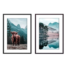 Набор постеров Природа №68, 30х40 см - 2 шт. Дом Корлеоне