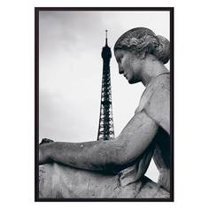 Постер в рамке Статуя женщины Париж 21х30 см Дом Корлеоне
