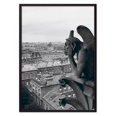 Постер в рамке Гаргулья Нотр-Дам 50х70 см Дом Корлеоне