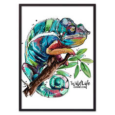 Постер в рамке Хамелеон 40х60 см Дом Корлеоне