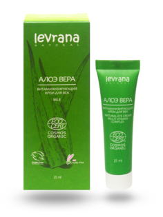 Леврана - Крем для век Алоэ Вера, витаминизирующий 15 мл Levrana