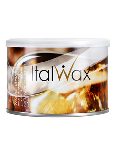 Воск для депиляции Italwax жидкий, теплый, в банке, удаление волос, Натуральный, 400 мл