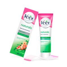 Крем для депиляции Veet Naturals с маслом виноградной косточки 100мл