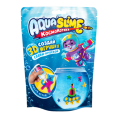 Малый набор для творчества и опытов Aqua Slime. Развивающая игра для создания 3D моделей