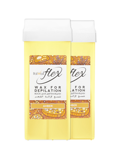 Набор Воск ITALWAX Flex в картридже Янтарь 100 мл. x 2 шт.