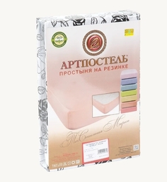 Простыня на резинке трикотажная "АРТ Дизайн" Роза; 160 х 200 Артпостель