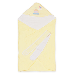 Одеяло-конверт Baby Fox Слоник, весеннее, желтое, 90х90 см