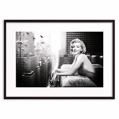 Постер в рамке Мерилин Монро Манхэттен - 50х70 см Дом Корлеоне