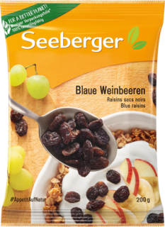 Сухофрукты Seeberger изюм из темного винограда 200 г