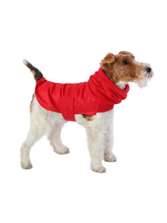 Попона для собак Монморанси , Попона с горлом, красный, M, длина спины 31 см
