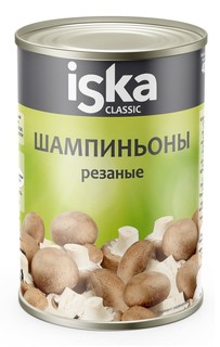 Шампиньоны Iska резаные 425 мл