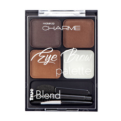 Набор теней для коррекции бровей Charme "True Blend" 001 Коричневый