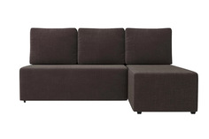 Диван-кровать D1 furniture угловой Каир, коричневый
