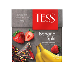 Чай черный в пирамидках Tess Banana Split 20 пакетиков