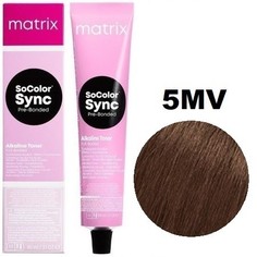 Краска Matrix SoColor Sync 5MV Светлый шатен мокка перламутровый 90мл