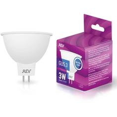 Лампочка светодиодная LED, MR16 GU5.3 3W 4000K холодный свет REV