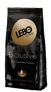 Кофе молотый LEBO Exclusive, арабика, для турки, 200 г