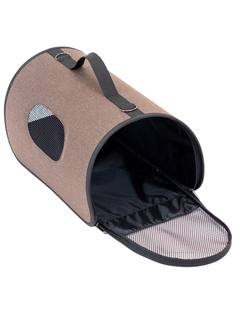 Сумка-переноска для кошек PetTails 22x36.5x22см коричневый