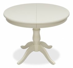 Кухонный стол Leset Стол обеденный Луизиана 1Р 90-120х90х75 см слоновая кость