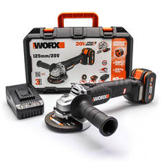 Аккумуляторная угловая шлифовальная машина WORX WX812