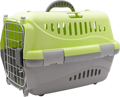 Контейнер для собак ZooExpress 36x55x34см зеленый