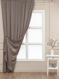 Штора Amore Mio Soft 200x270, бежевый, 1 шт.