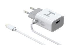 Сетевое зарядное устройство HARPER WCH-5115 WHITE 1xUSB 2.1A + кабель Lightning