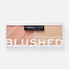 Румяна и хайлайтер Relove by Revolution Blushed duo, Sweet