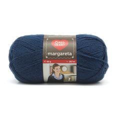 Пряжа Red Heart Margareta, 50г, 257м (100% акрил) (01199 синий), 10 мотков