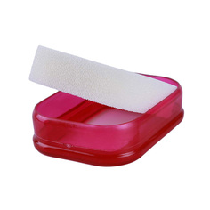 Мультифункциональная губка мыльница в силиконовой коробке, красный, BH-ASH-01 Blonder Home