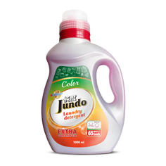 Гель для стирки цветного белья Jundo Color концентрированный с коллагеном 65 стирок 1 л