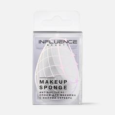 Спонж для макияжа Influence Beauty с ионами серебра Antibacterial Makeup Sponge