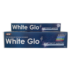 Зубная паста White Glo отбеливающая Мгновенное отбеливание, 100 грамм