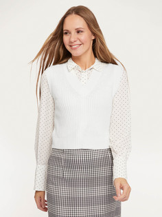 Жилет женский oodji 64505030 белый XL