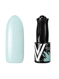 Гель-лак Vogue Nails светло-бирюзовый с блестками плотный 10 мл